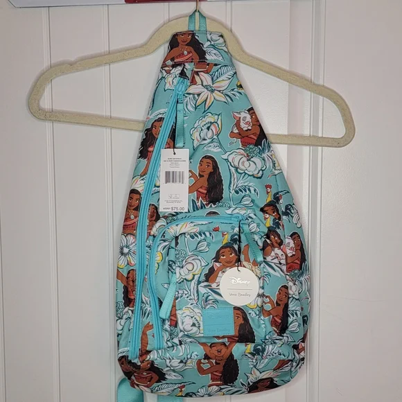 Disney | Bags | Disney Vera Bradley Moana Print Sling Bag 